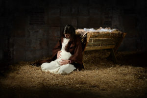 Christmas Story is Messy - Mary in the Stable